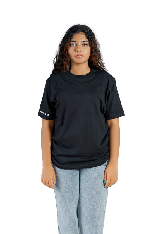 UNISEX REGULAR FIT T-SHIRT BLACK