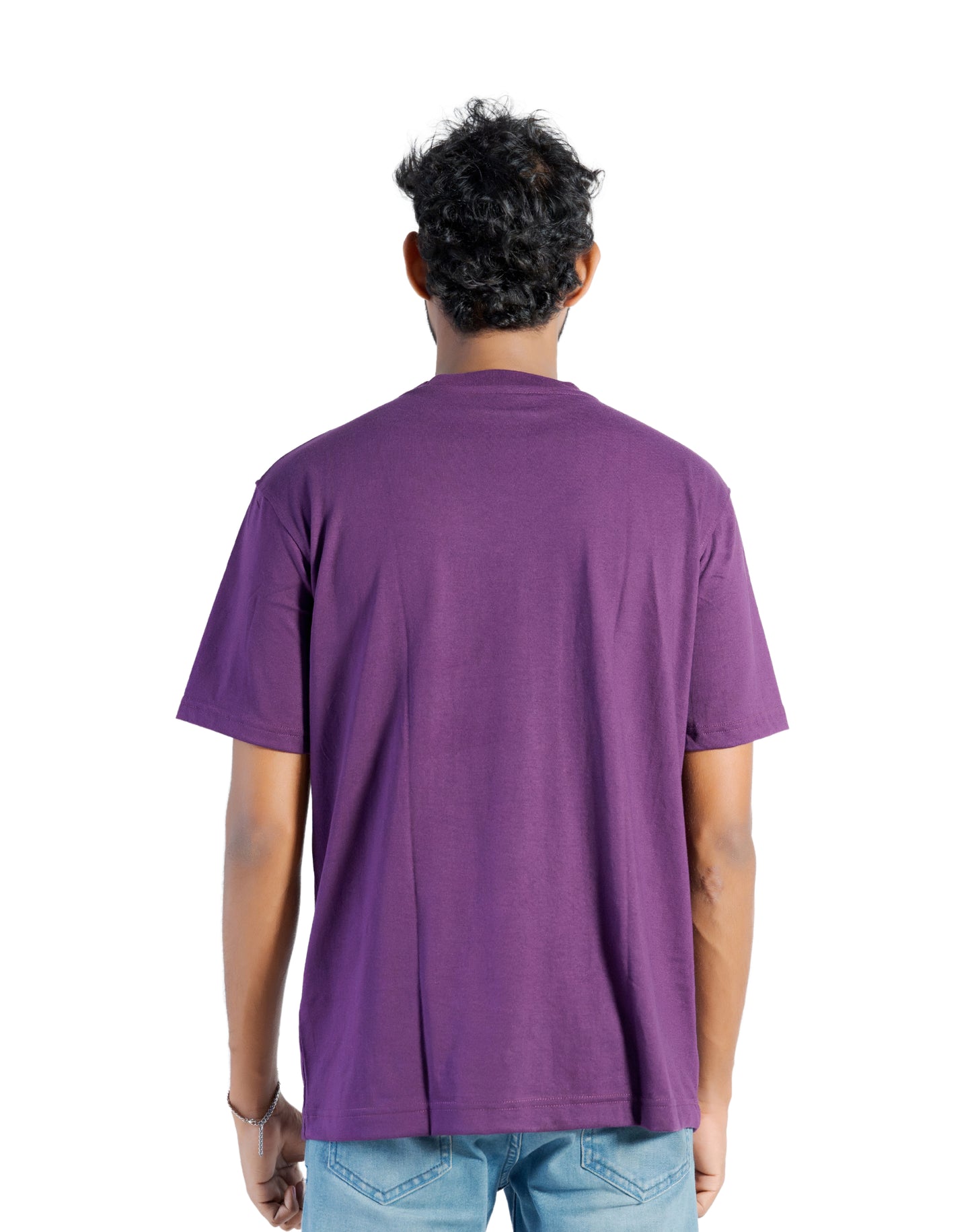 UNISEX OVERSIZED FIT T-SHIRT PURPLE