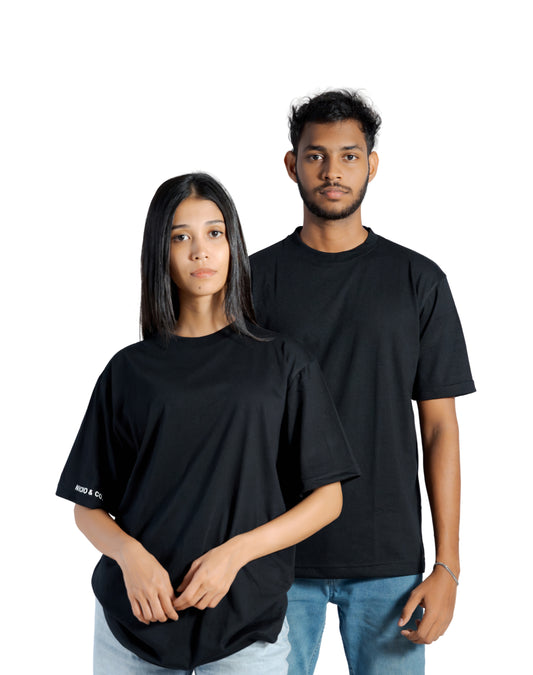 UNISEX OVERSIZED FIT T-SHIRT BLACK