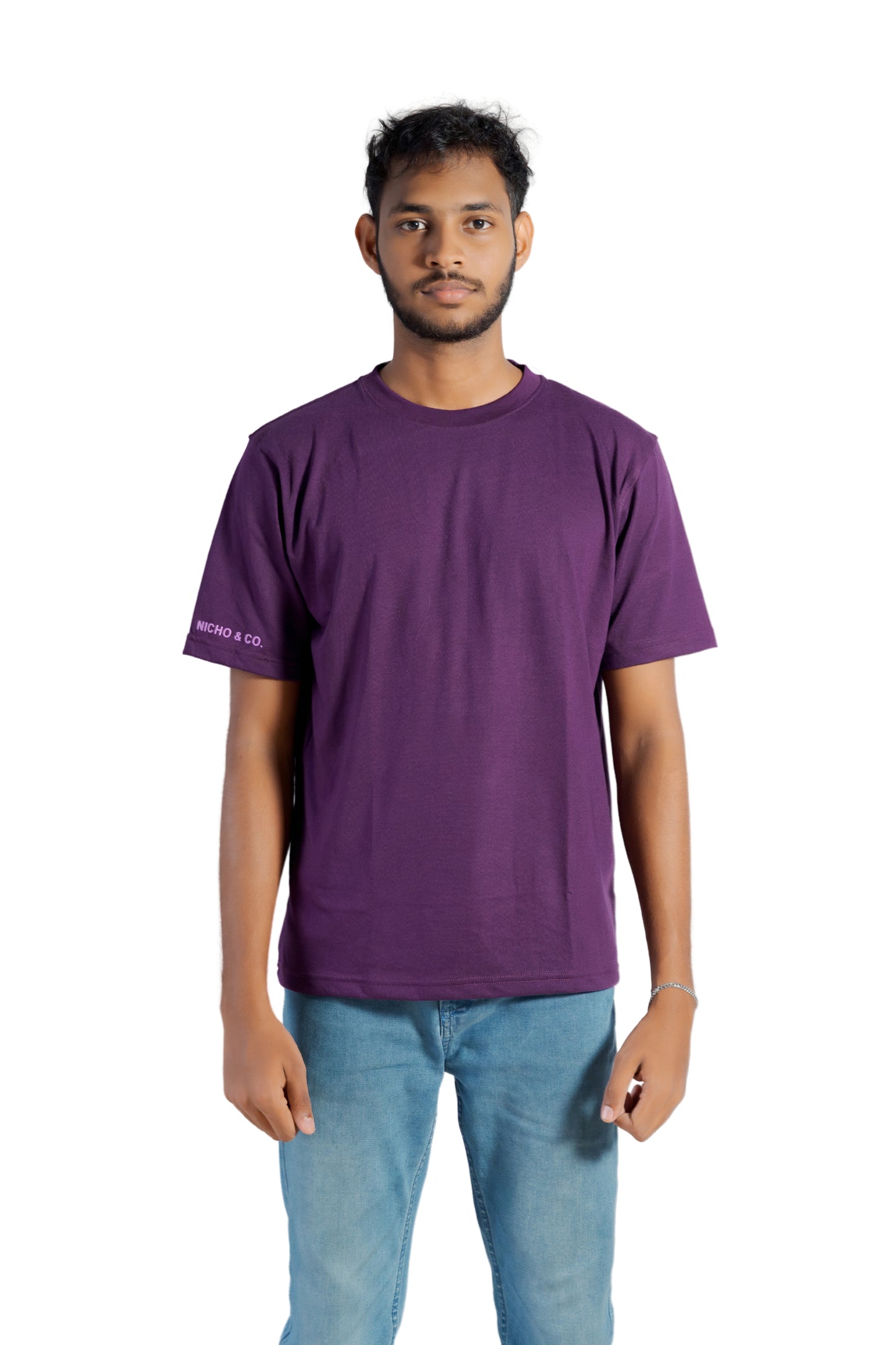UNISEX REGULAR FIT T-SHIRT PURPLE