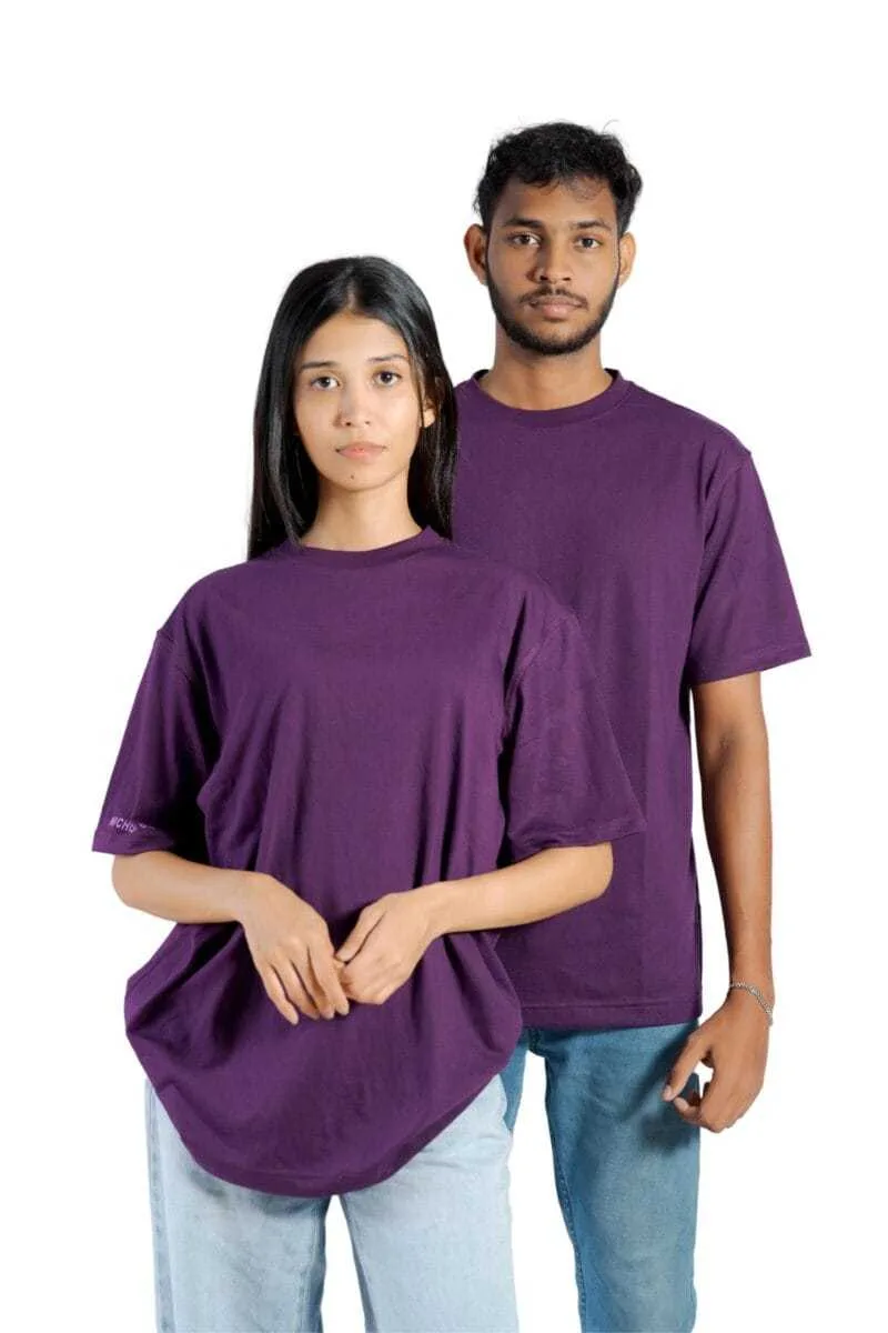 Unisex Oversize Tee Purple