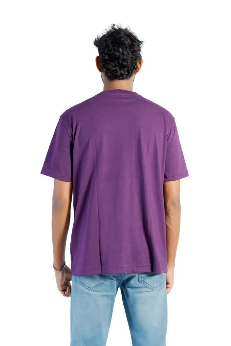 Unisex Oversize Tee Purple - Image 4