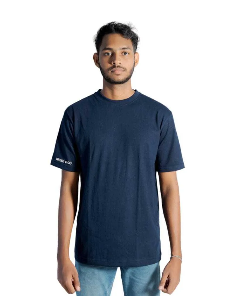 Unisex Oversize Tee Blue - Image 3