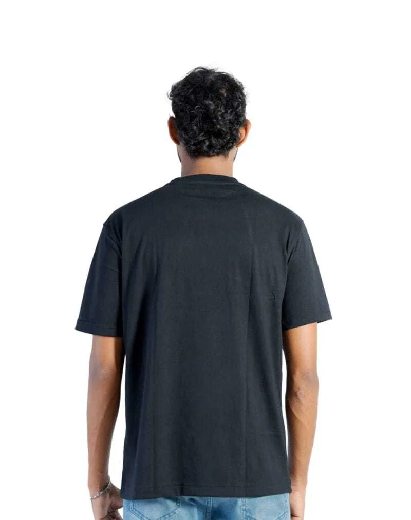 Unisex Oversize Tee Black - Image 5