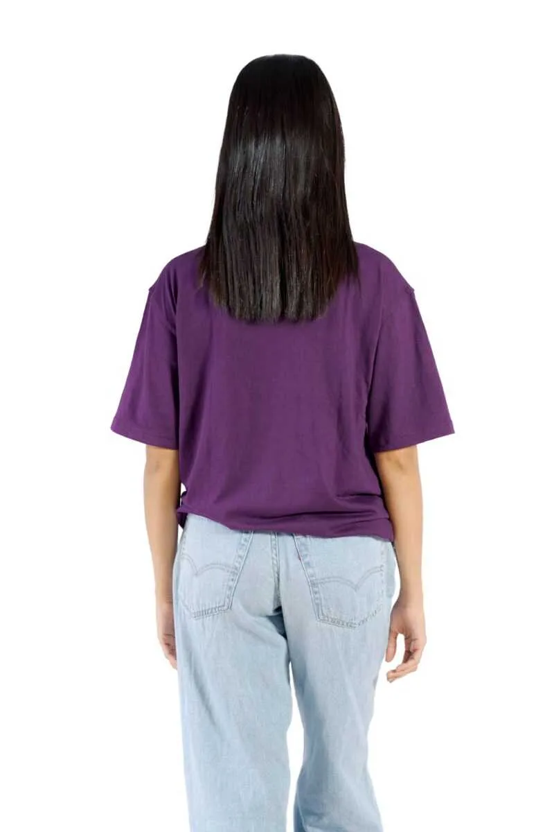 Unisex Oversize Tee Purple - Image 2