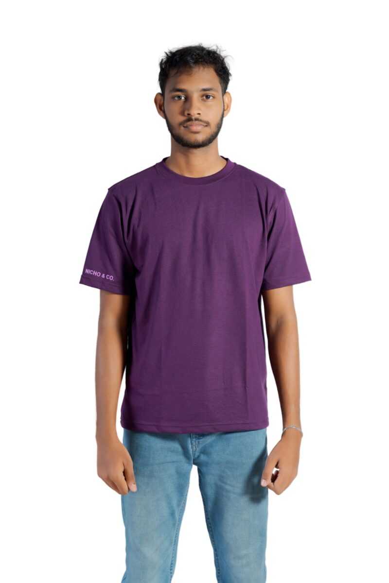 Regular Fit Tee Purple - Image 5