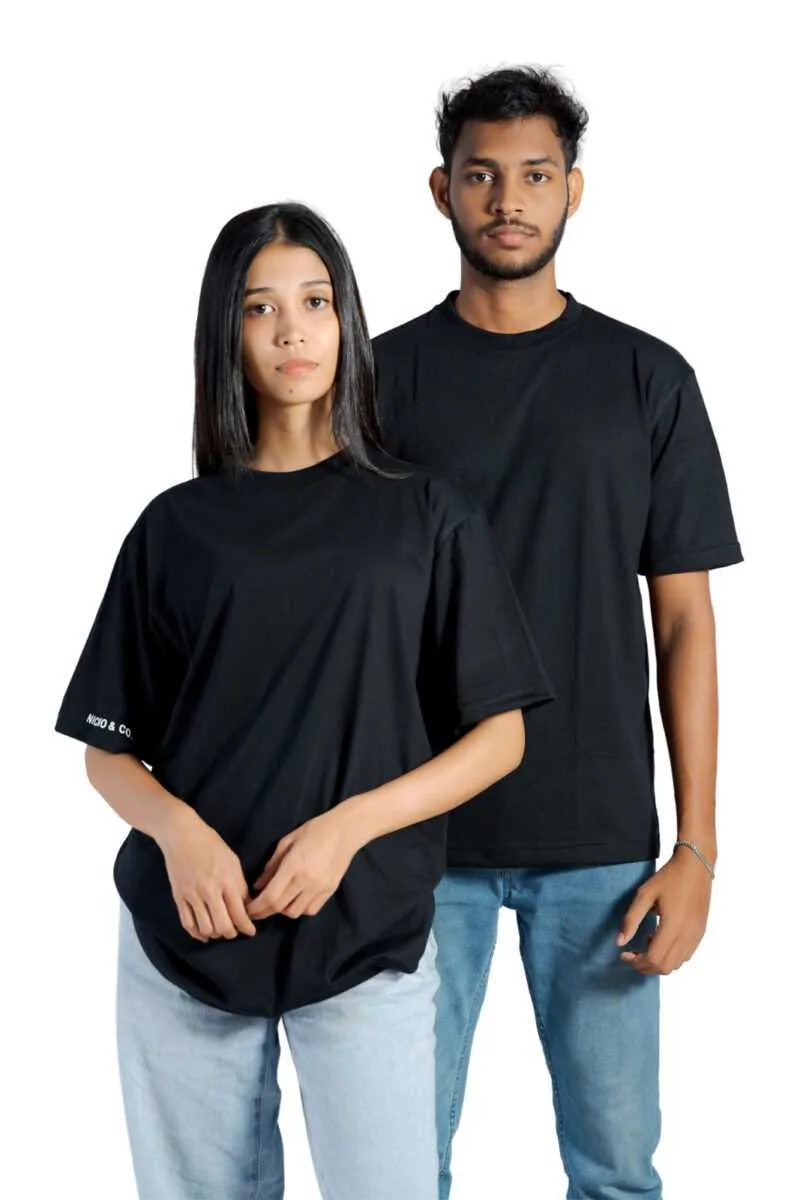 Unisex Oversize Tee Black